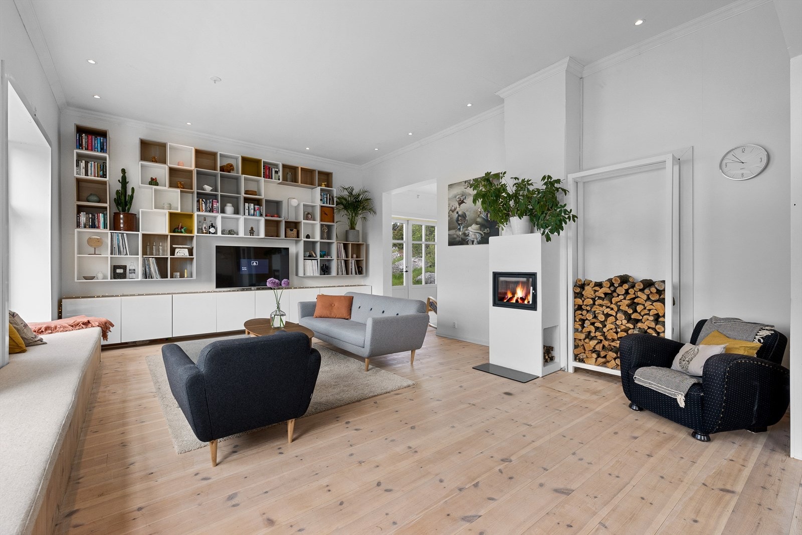 Peisovn for kalde dager. Galleribilde
