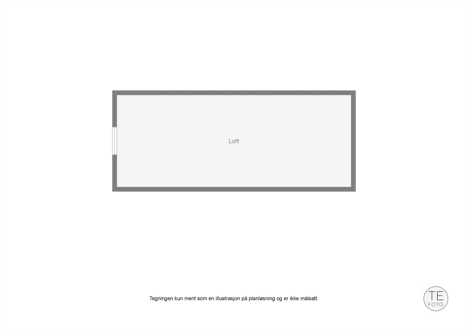 Plantegning loft Galleribilde