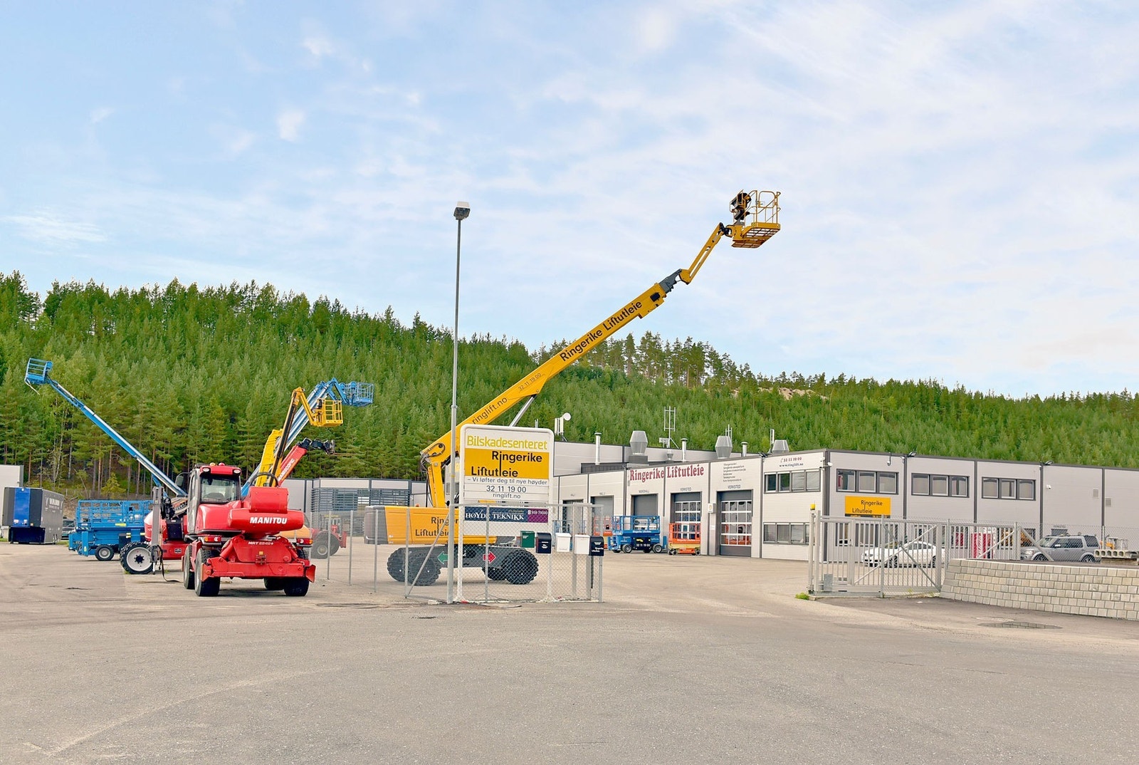 Det er variert næringsvirksomhet på Nedre Kilemoen Galleribilde