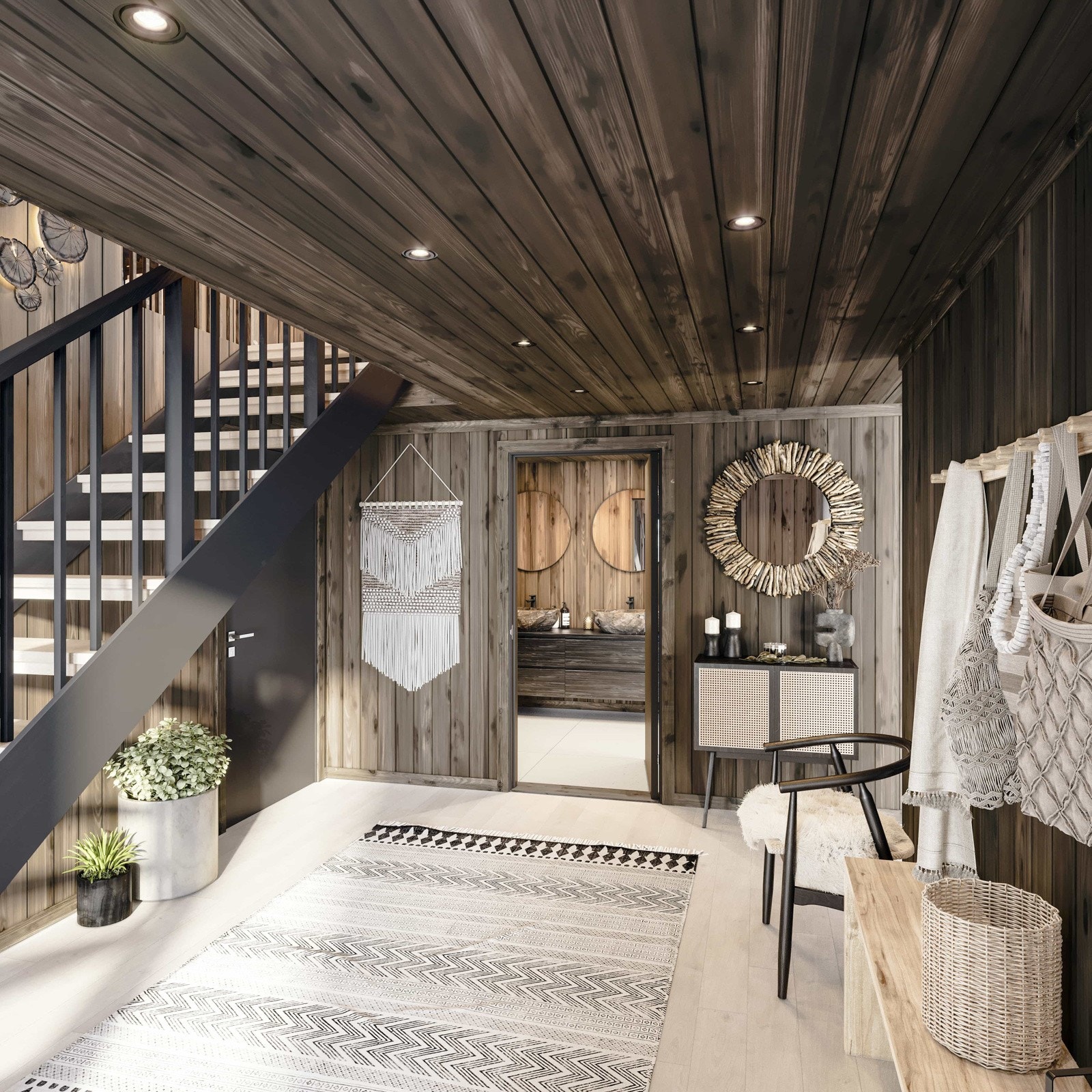 Hytten får gjennomgående gode kvaliteter i alle rom Galleribilde