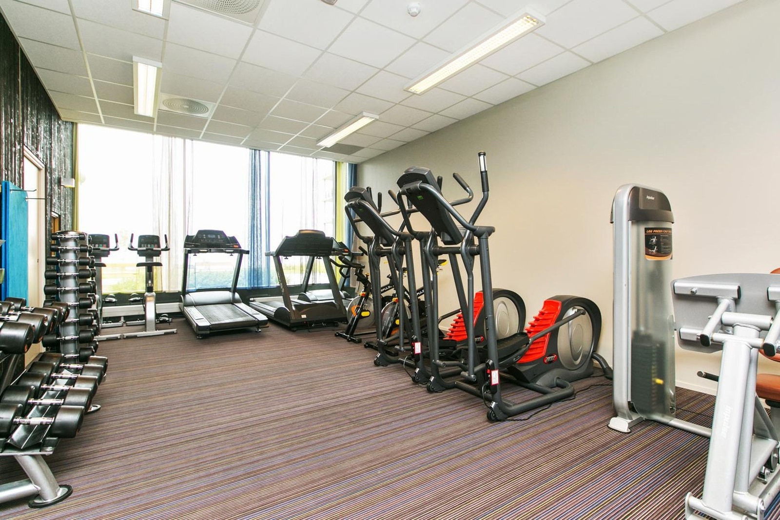 Bilde av treningsrommet - med denne nærheten har man ingen unnskyldninger lengre! Galleribilde