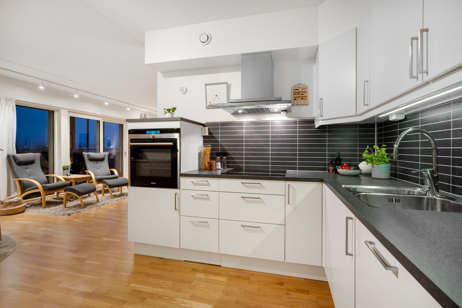 Integrerte hvitevarer følger handelen. Galleribilde