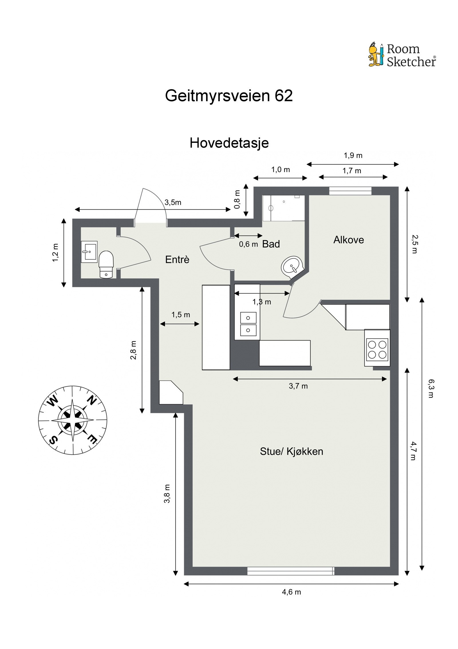 Plantegning. Galleribilde