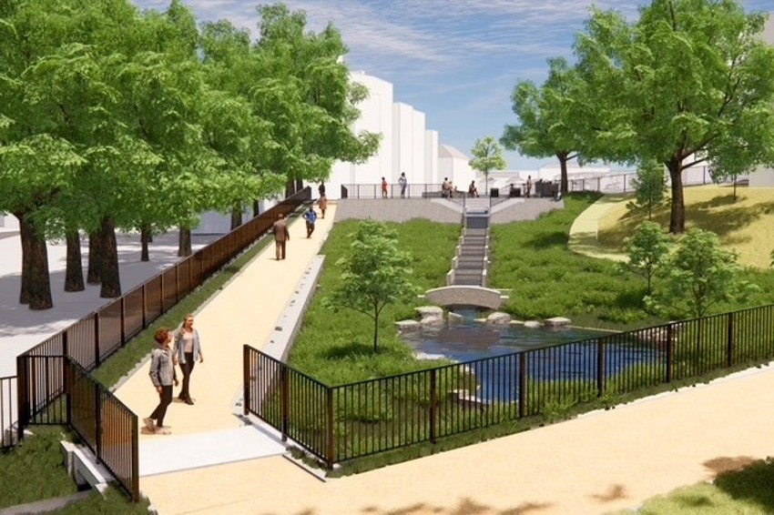 Klosterenga Park ferdigstilles i løpet av 2023. Galleribilde