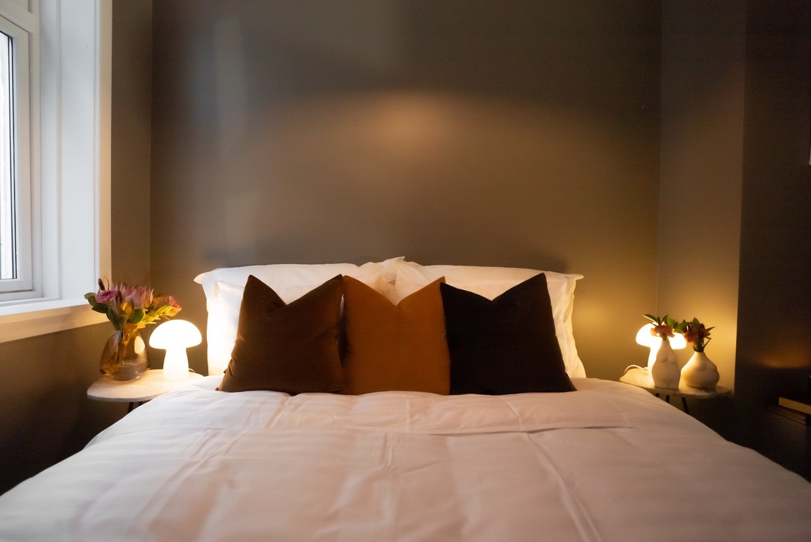 Detaljbilde hovedsoverom. Galleribilde