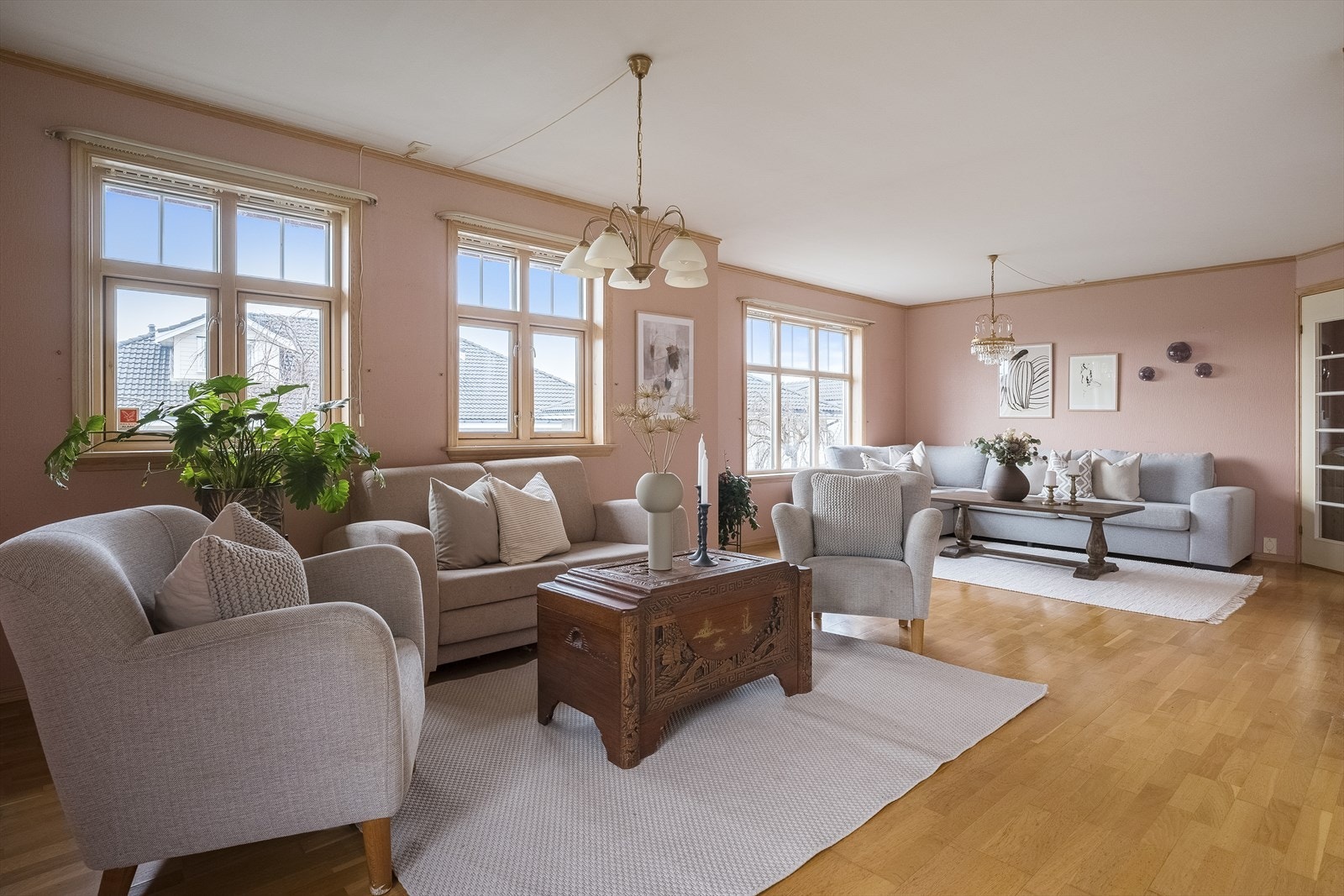 Lys, fin stue med god størrelse Galleribilde