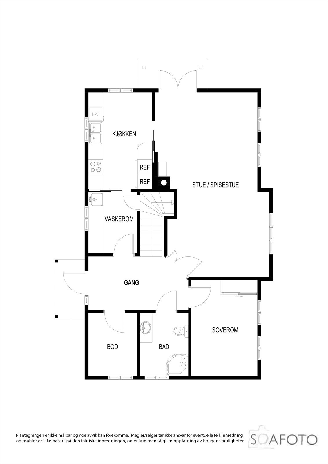 nunsteinvegen 23 Etg1 2D Galleribilde