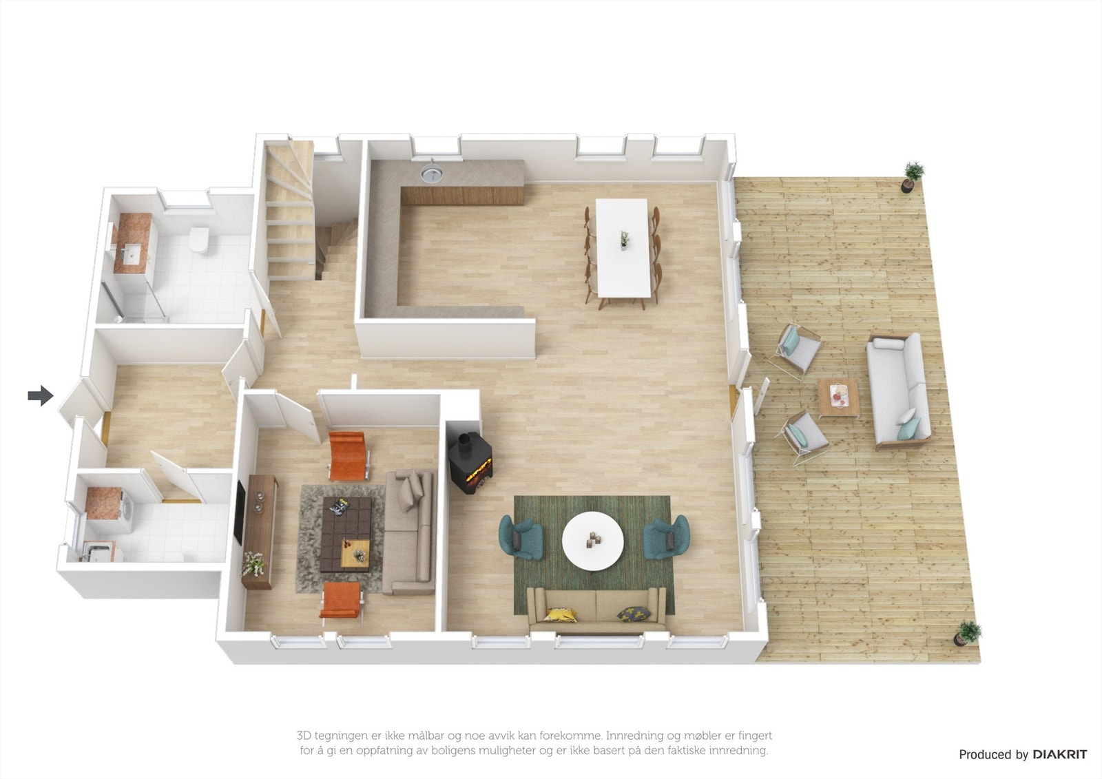 Hovedplan i 3D. Galleribilde