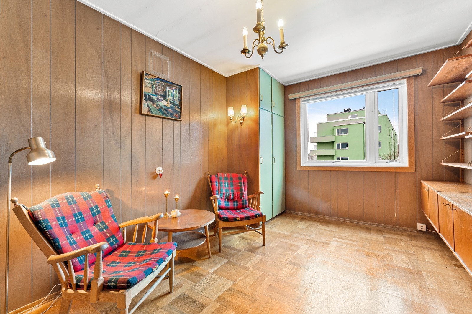 Hovedsoverom fra stue, tilknyttet hovedbad Galleribilde