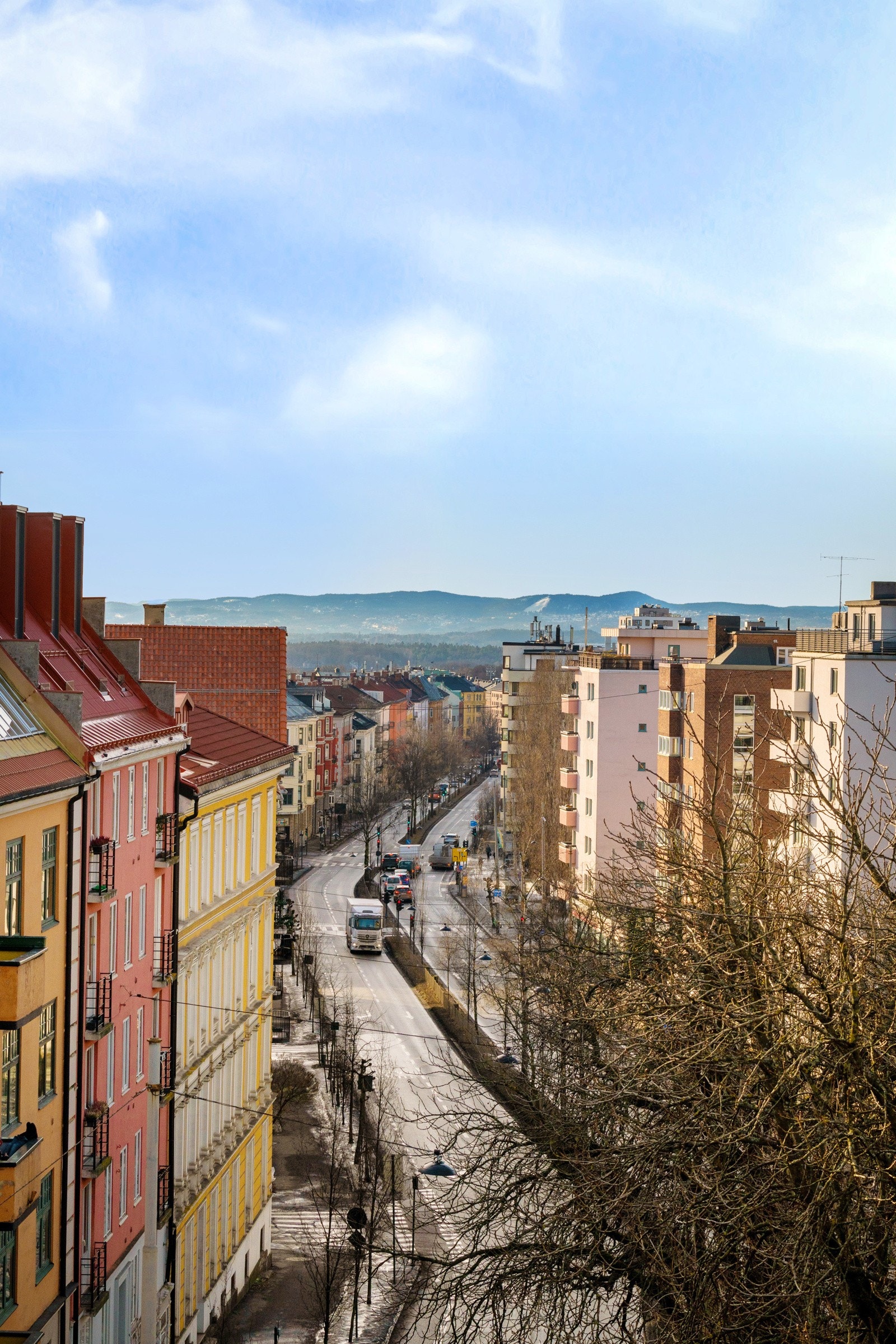 Utsikt Kirkeveien til Nesodden Galleribilde