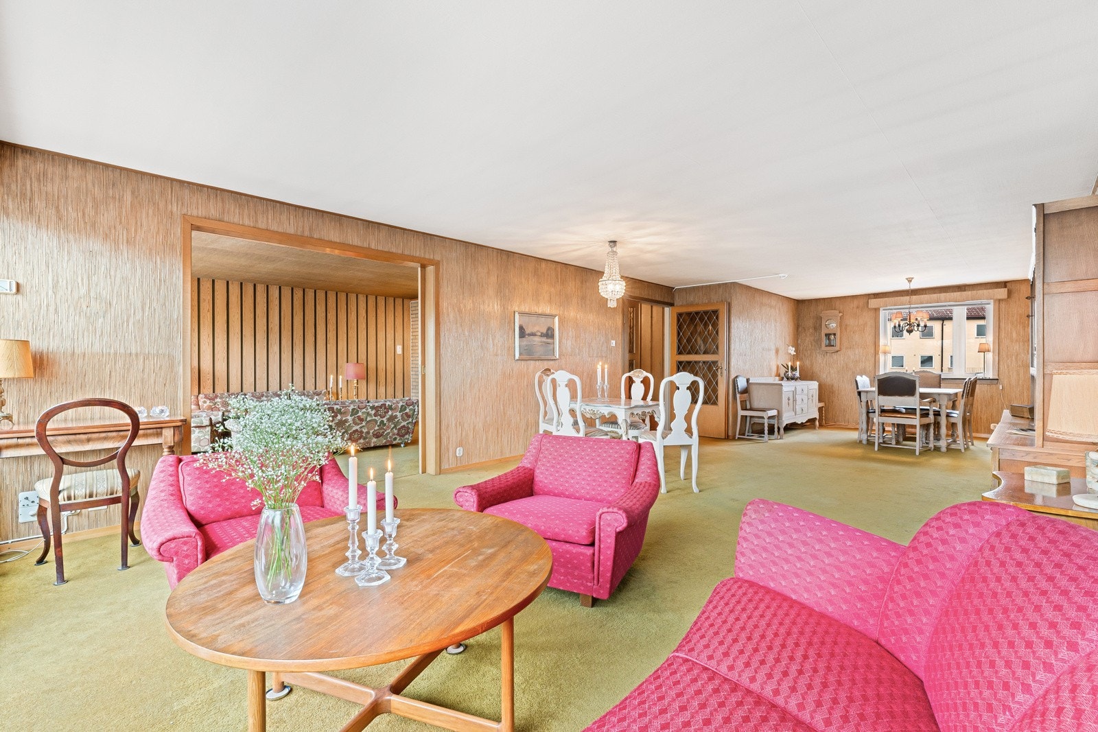 Stue ca. 44 m² Galleribilde