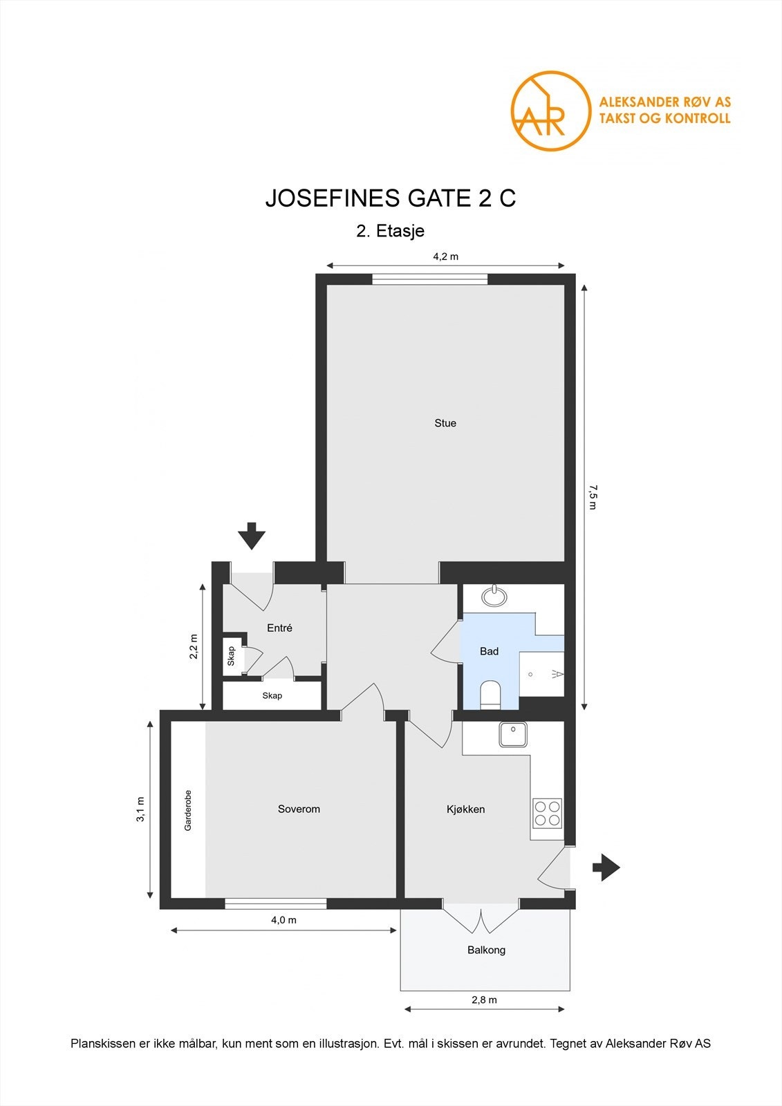 Plantegning Galleribilde