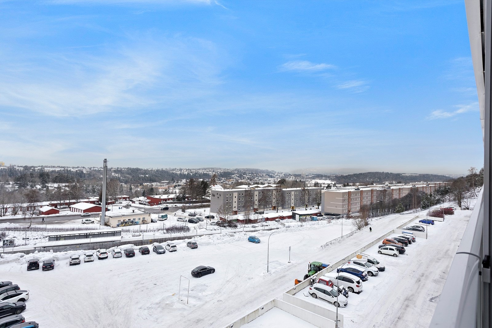 Utsikt fra balkongen. Galleribilde