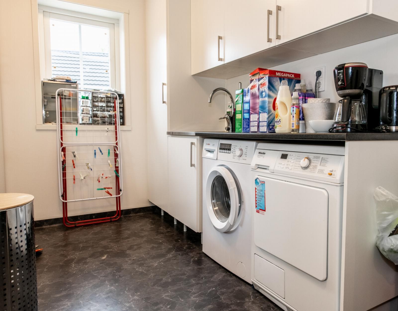 Teknisk rom/vaskerom i 1. etasje. Galleribilde