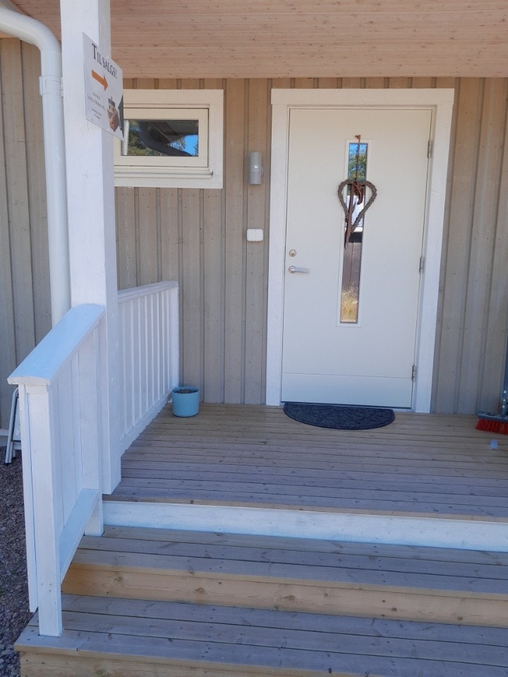 Flott Inngangsparti, m ny trapp fra høsten 2021. Galleribilde