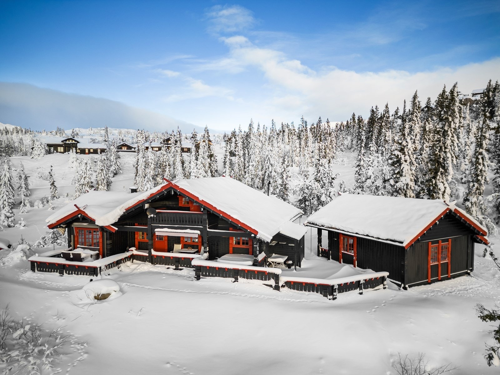 Fra hytta er det også enkelt tilgang til hyggelige restauranter og spisesteder, på Tempelkroa og på Borgarstua i Eggedal sentrum. Galleribilde