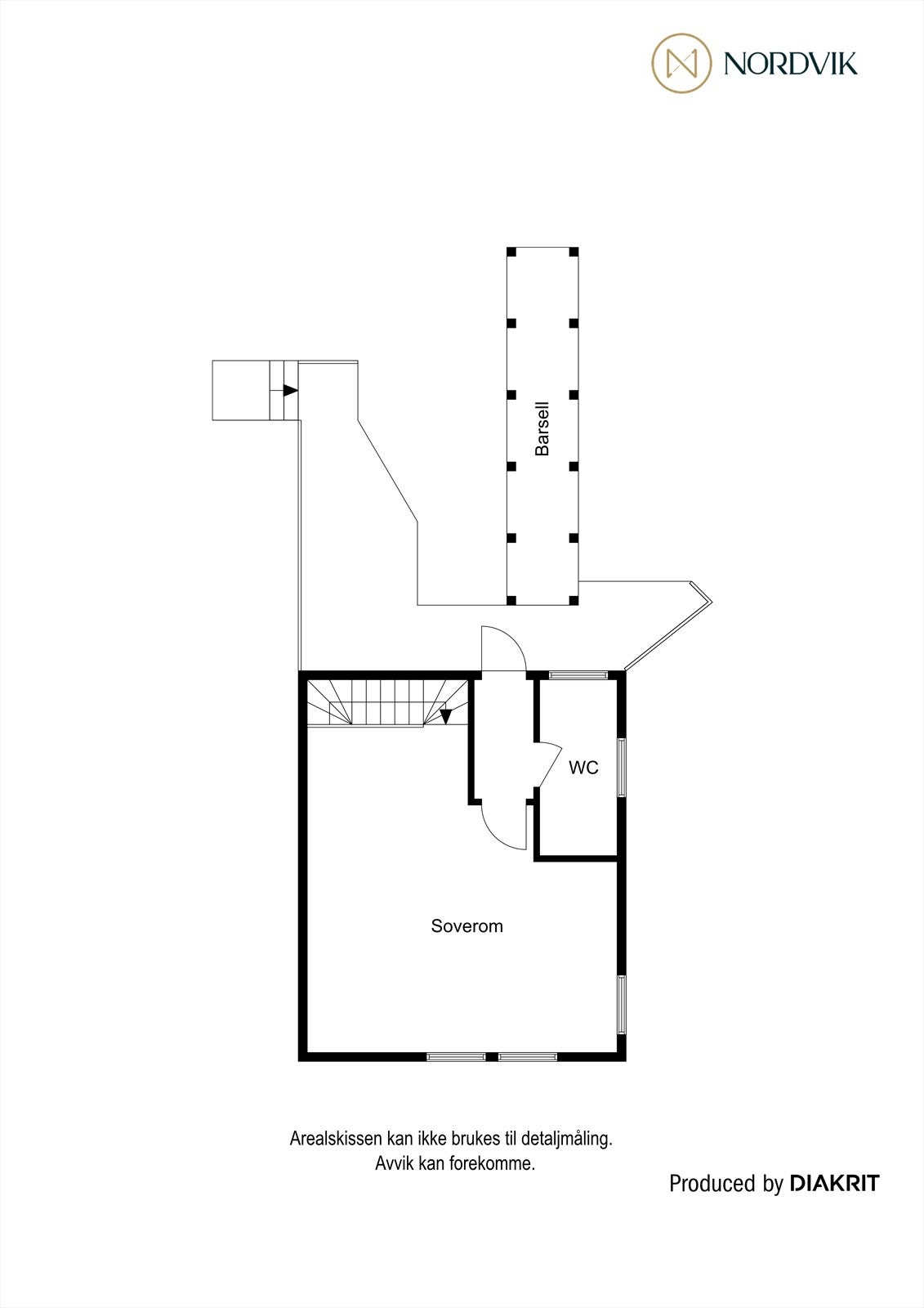 Plantegning 2. egt anneks/garasje Galleribilde