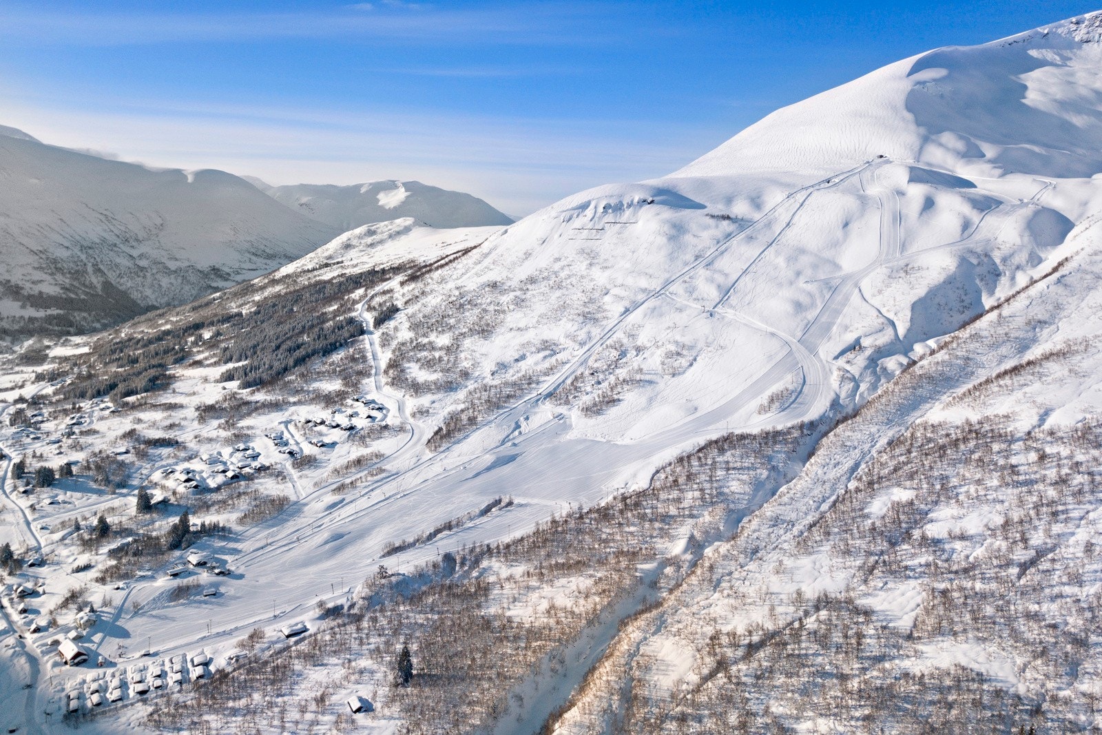 Alpinanlegget på Overøye er bare minuttter unna. Galleribilde