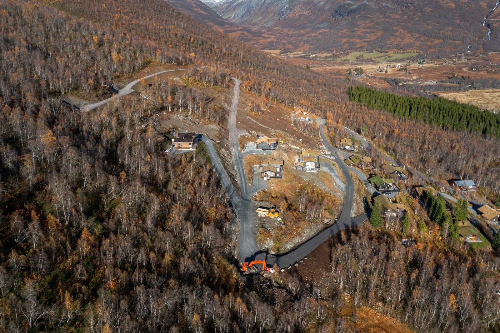 Teknisk anlegg er ferdig opparbeidet - her er det byggeklart. Galleribilde