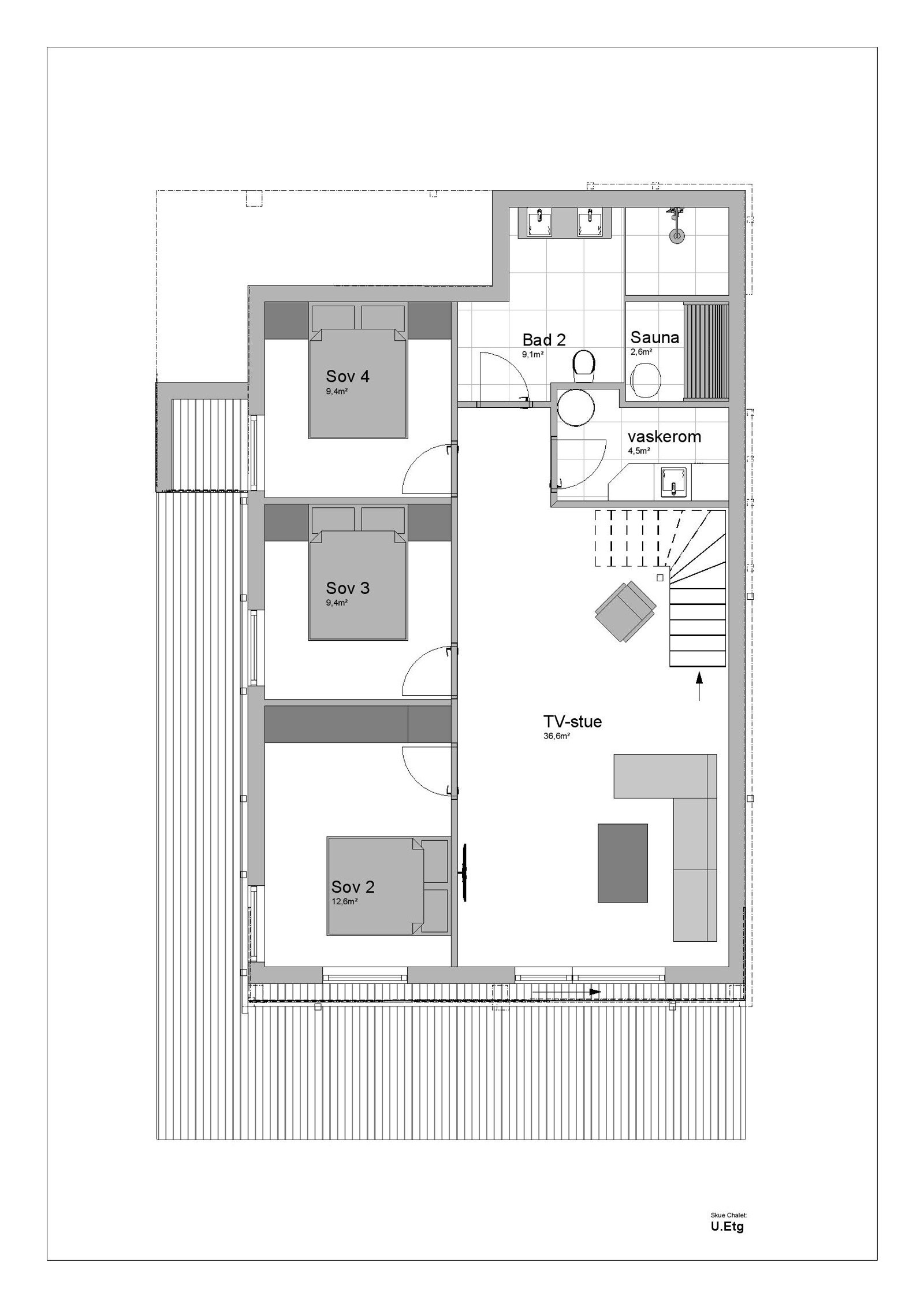Plantegning U.etg Galleribilde
