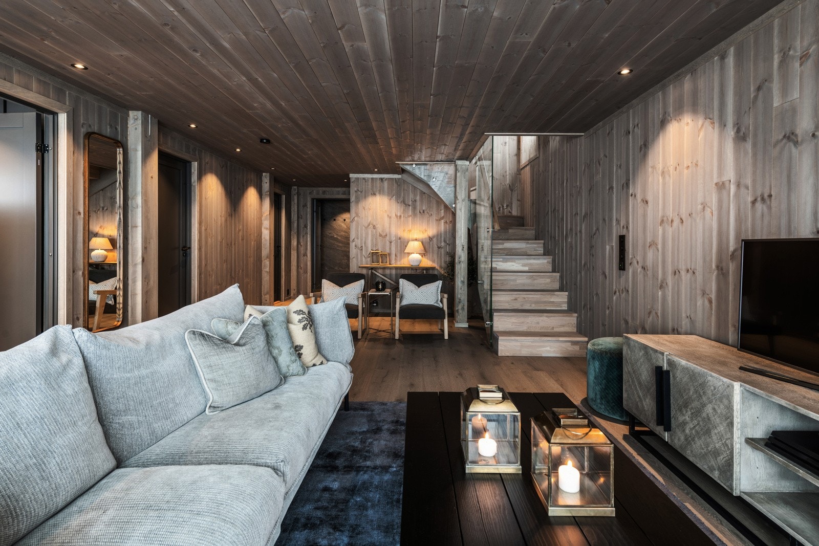 Alle bilder er fra chalet som er solgt tidligere i prosjektet. Det vil derfor blant annet avvike noe på tilvalg, utsikt og vinkel. Galleribilde