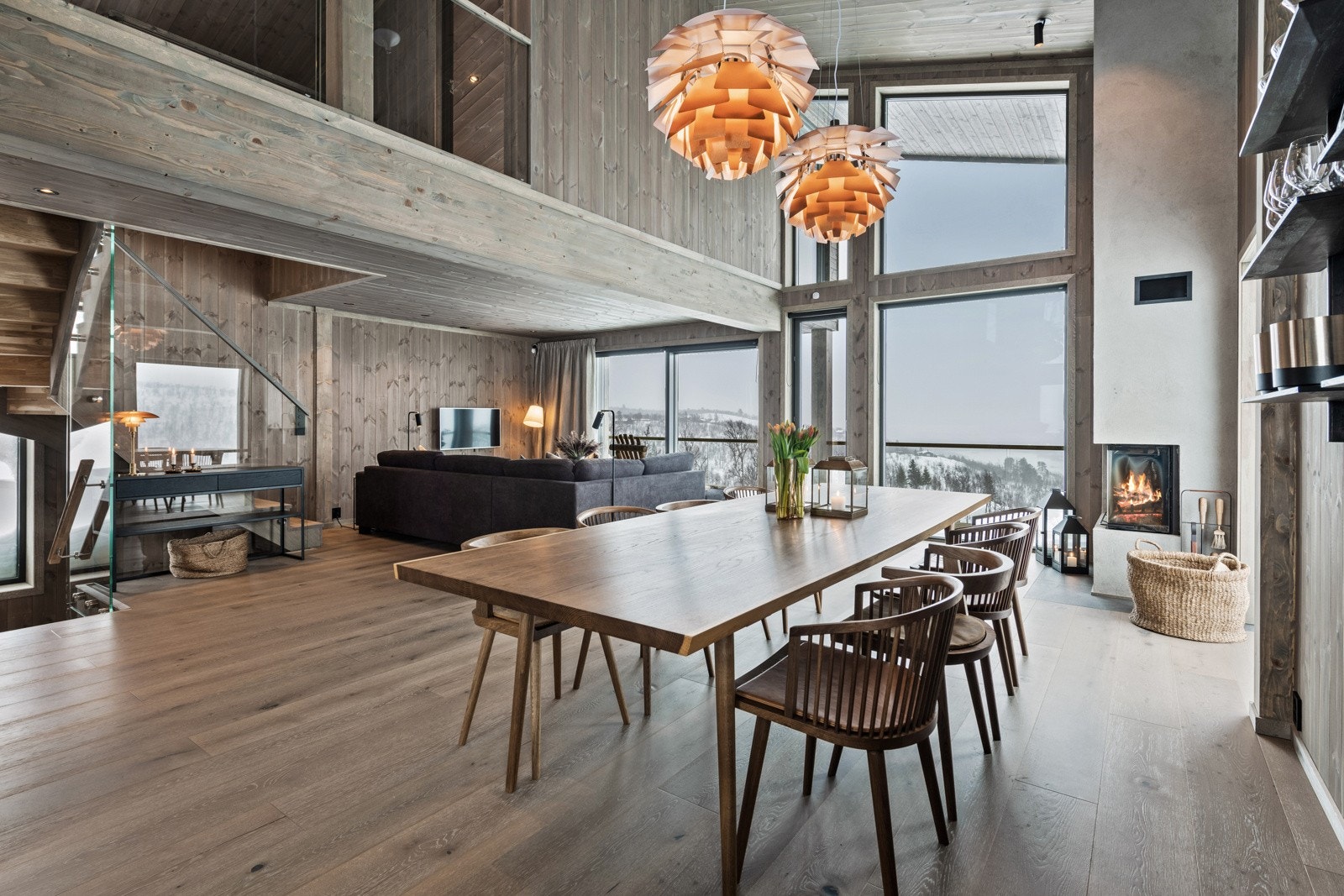 Alle bilder er fra chalet som er solgt tidligere i prosjektet. Det vil derfor blant annet avvike noe på tilvalg, utsikt og vinkel. Galleribilde