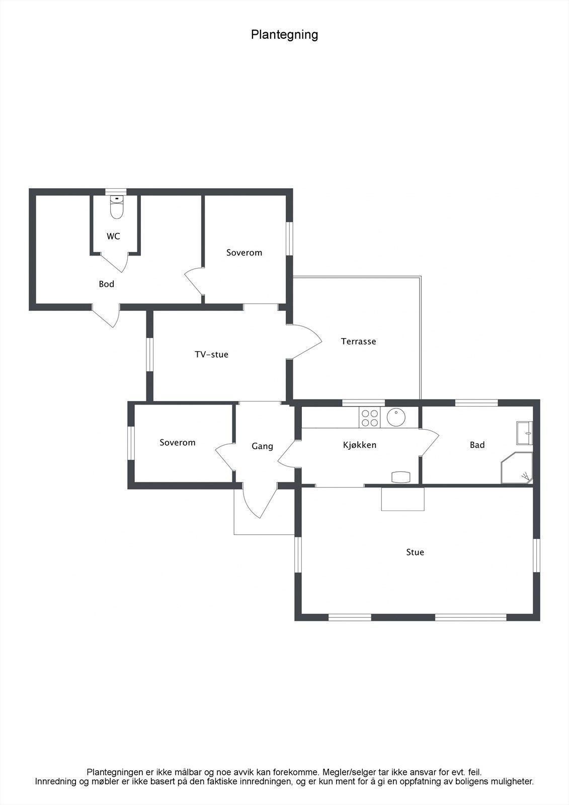 Planskisse 2D. Galleribilde