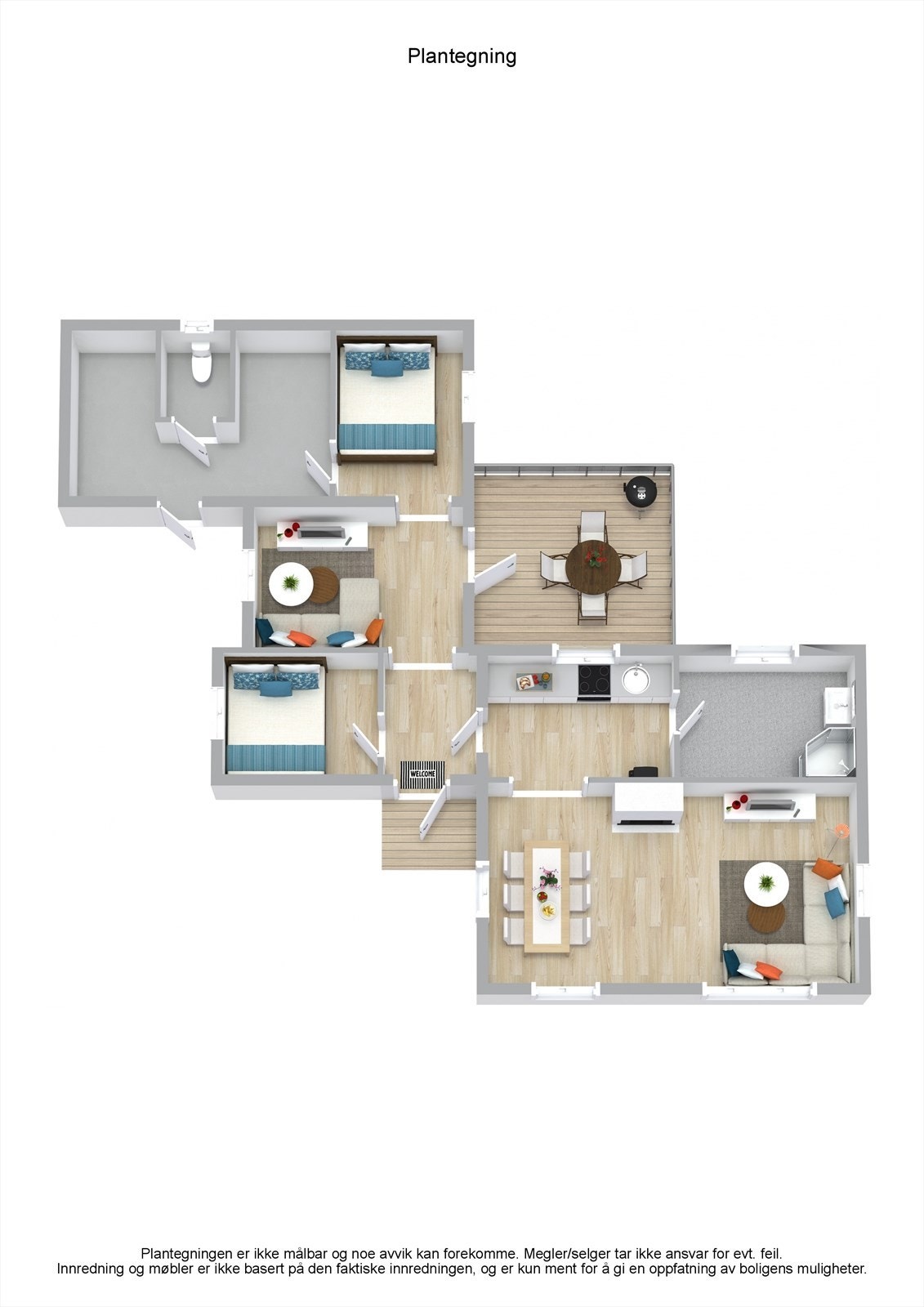 Planskisse 3D. Galleribilde