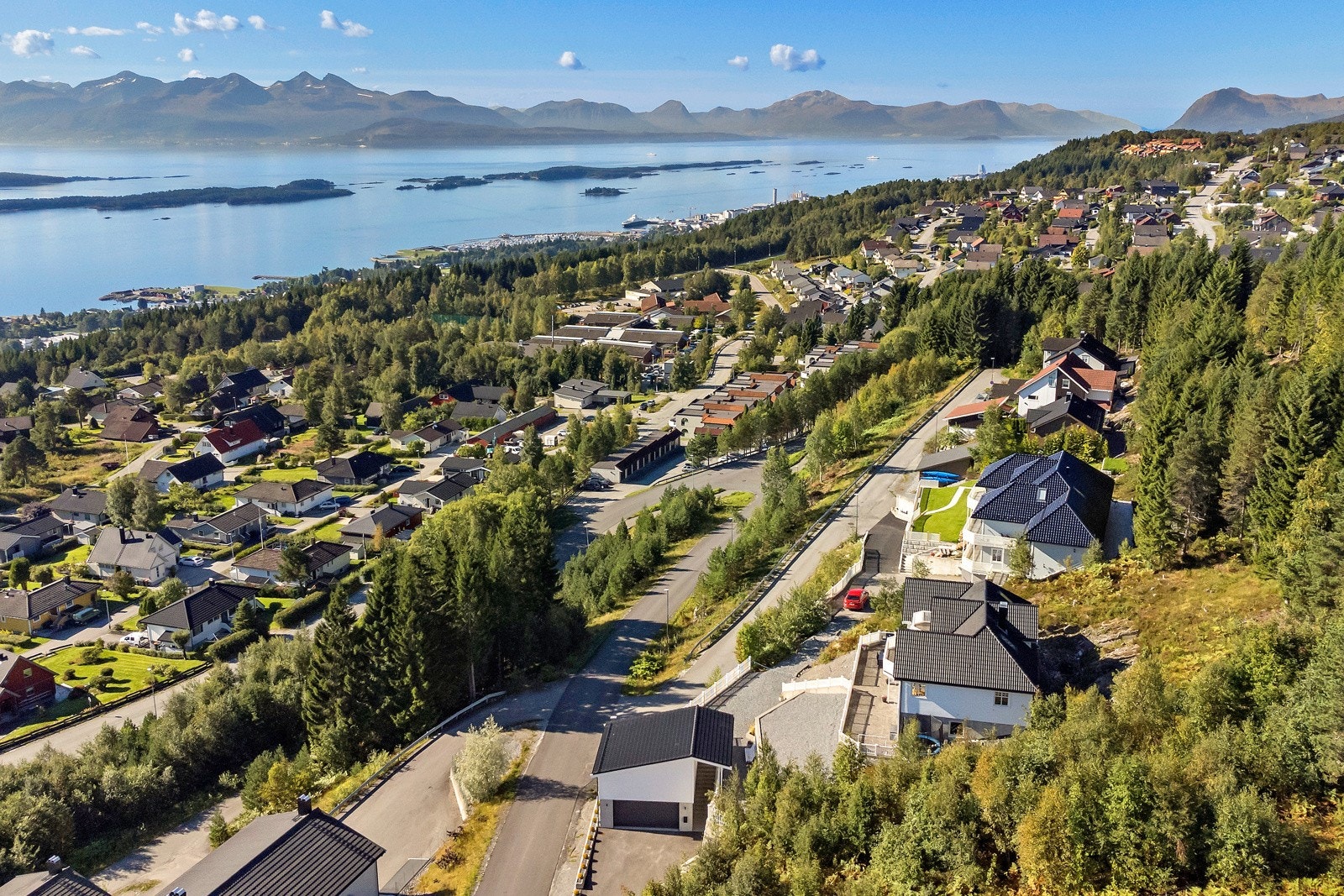 Oversiktsfoto fra øst mot vest Galleribilde