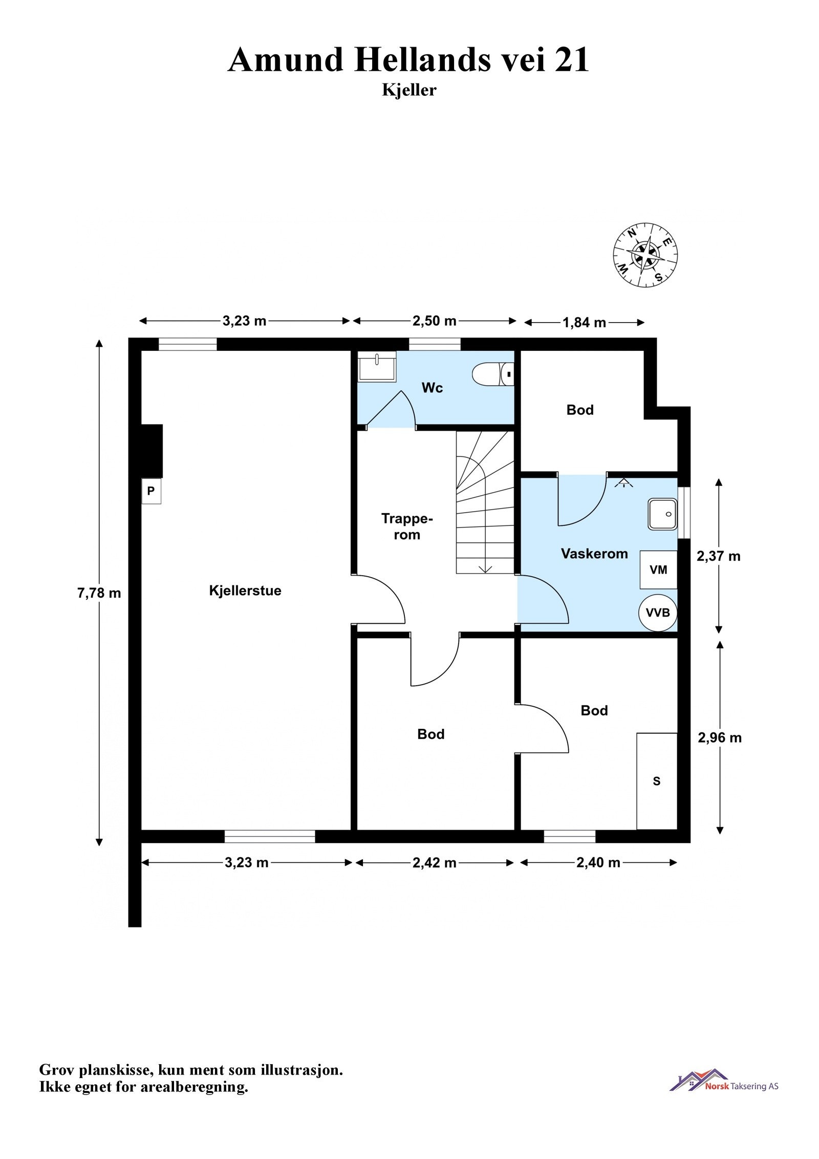 Kjeller (64 kvm BRA) Galleribilde