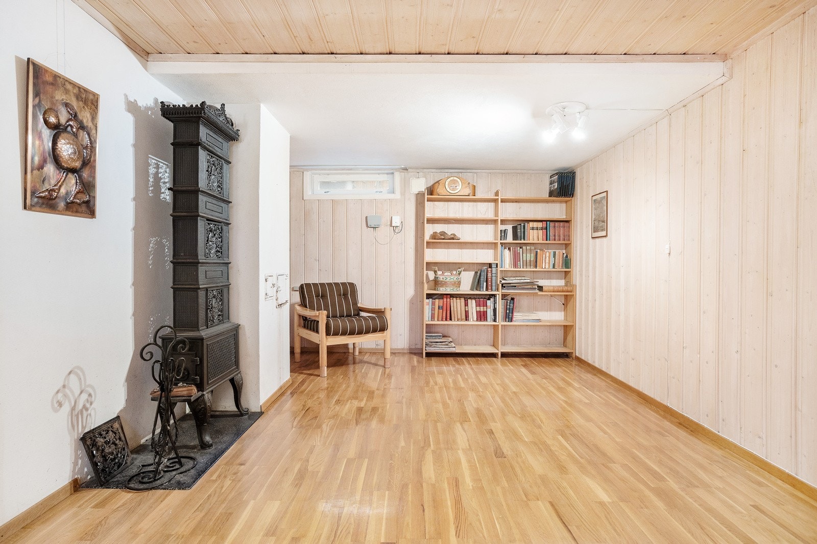 Rommet er byggemeldt som peisestue Galleribilde