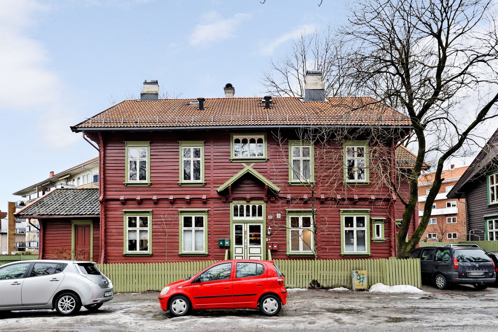Denne unike villaen ble tegnet av arkitekt Johan Meyer i 1894. Galleribilde