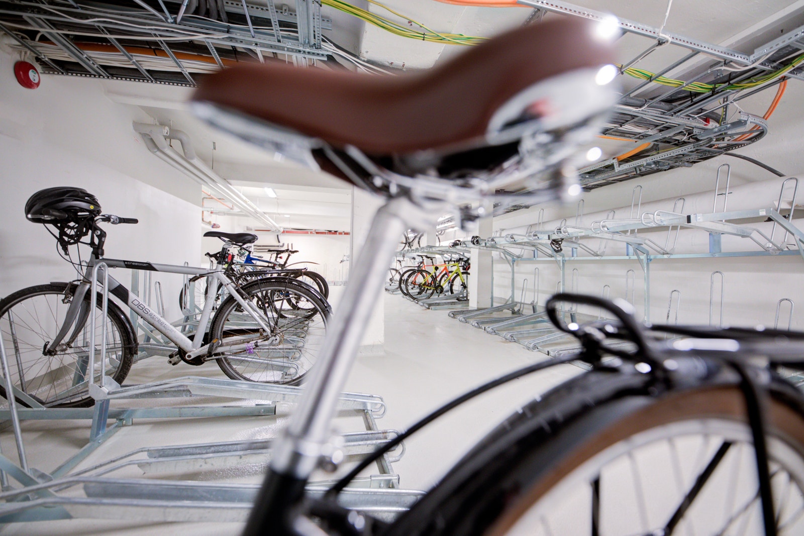 Sykkelparkering Galleribilde