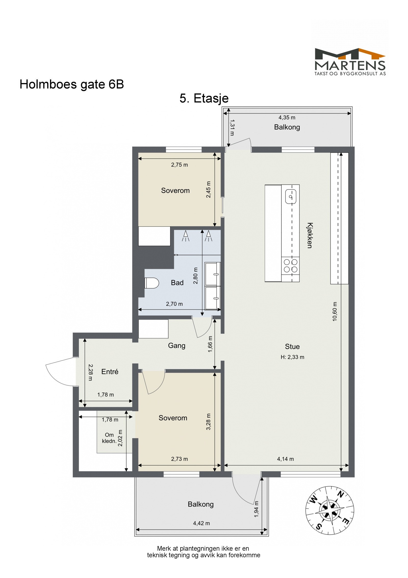 Plantegning Galleribilde