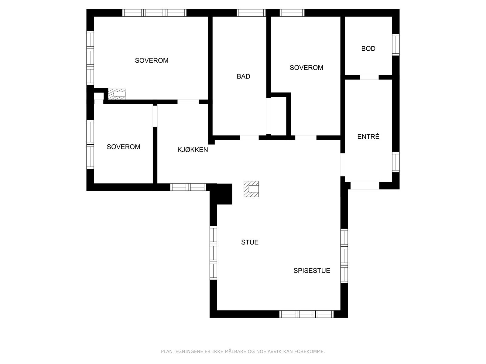 Plantegning Galleribilde