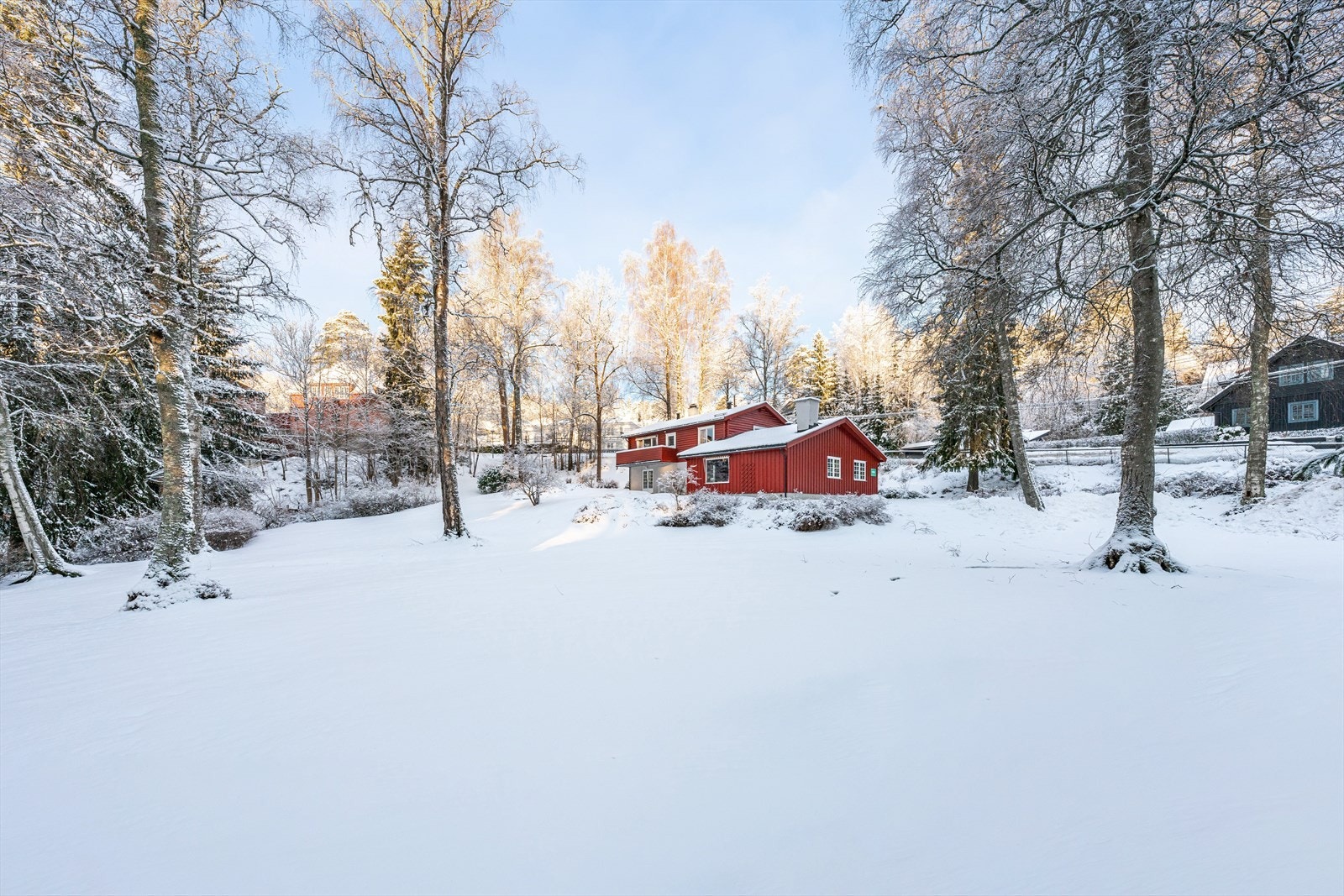 Fantastisk hage. Tomt på 3447,7m². Sjelden mulighet! Galleribilde