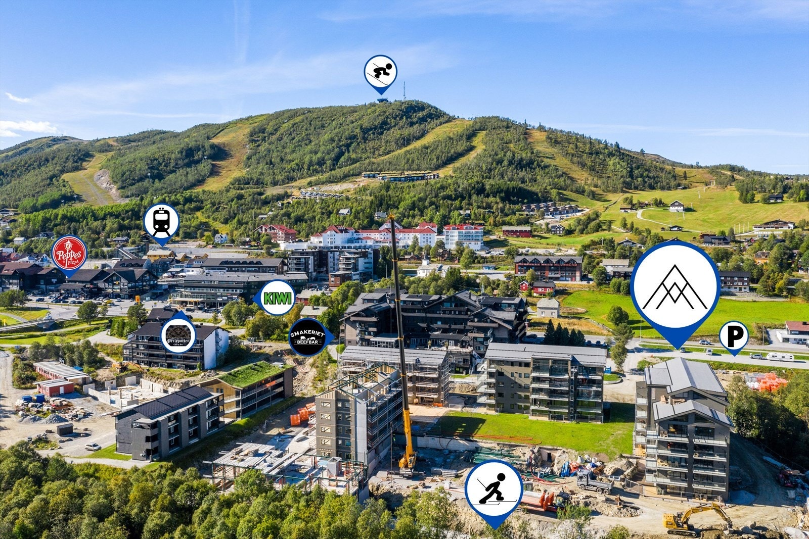 Fantastisk beliggenhet ved Geilo sentrum Galleribilde