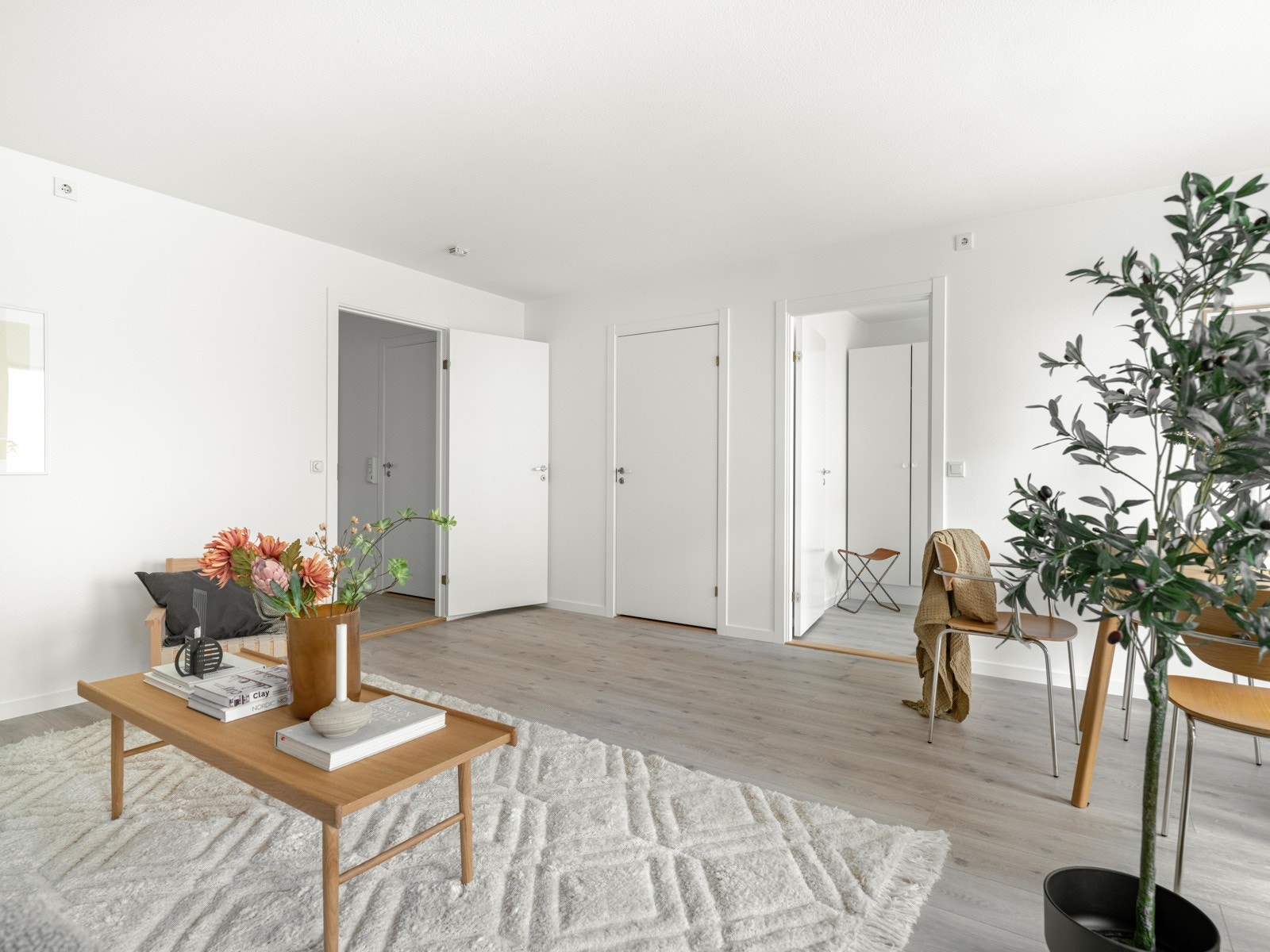 I stuen er det også en innvendig bod på 3 kvadratmeter. Galleribilde