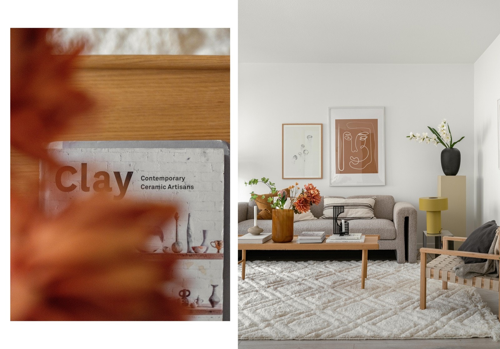 Planløsningen bidrar til flere møbleringsalternativer, men det er plass til både spisebord, sofagruppe med salongbord, vitrineskap og skjenk. Galleribilde