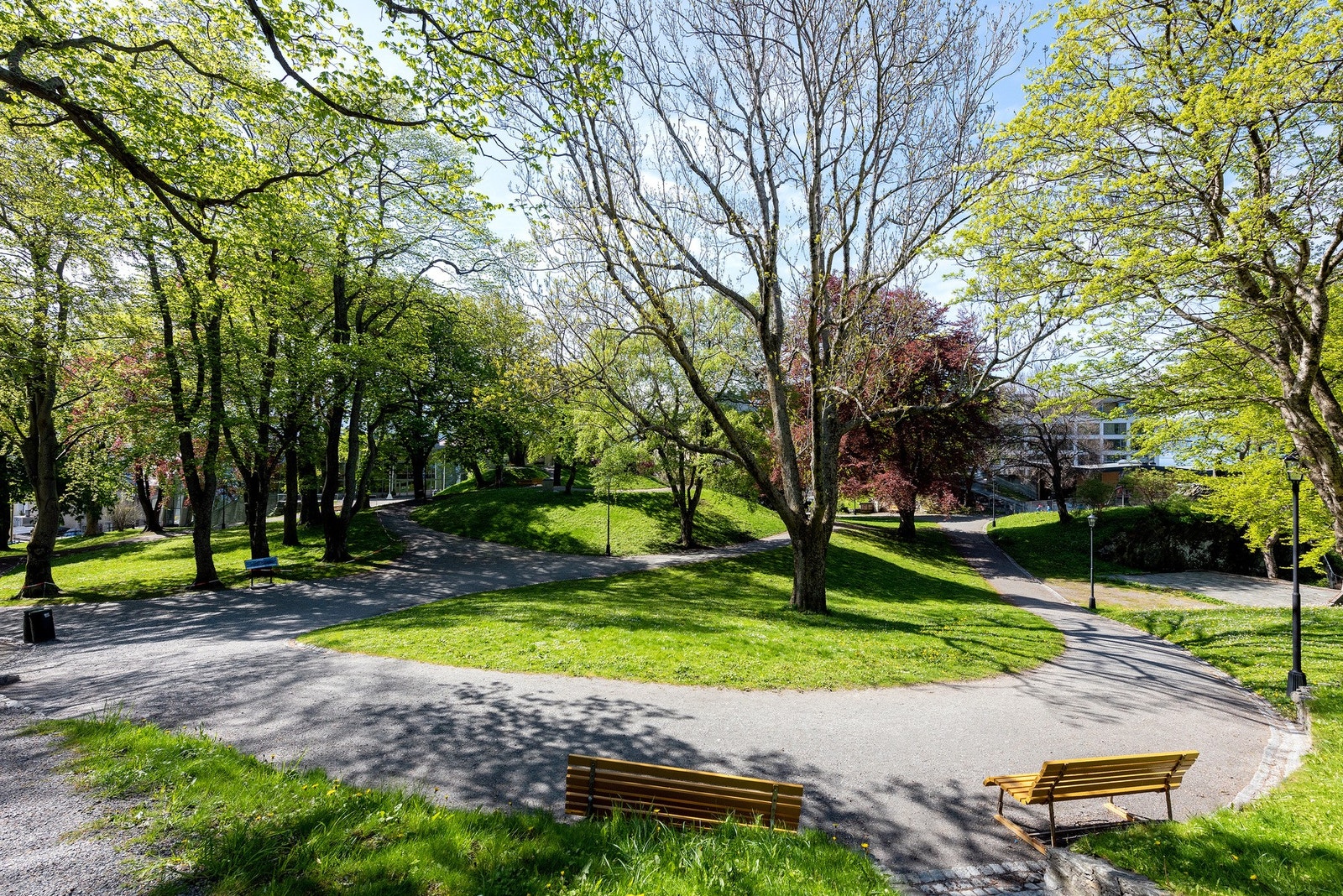 Byparken - Her kan man nyte fine sommerdager! Like ved finner man også en velholdt lekeplass. Galleribilde