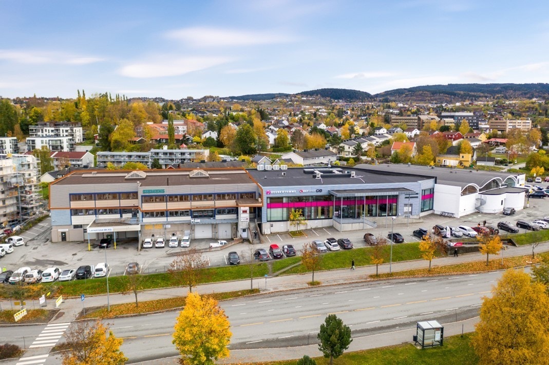 Bratsbergvegen 2 - Ledig areal i 2.etg er markert Galleribilde