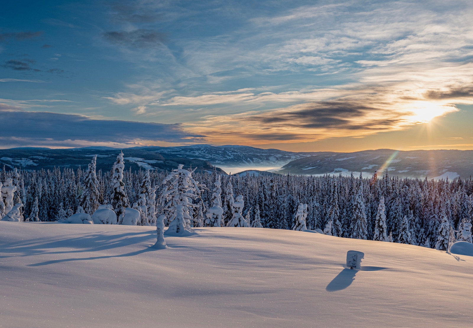 Tomt 73 - Fantastisk utsikt i sør og øst, ingen tomter som forstyrrer utsiktsbildet i sør. Galleribilde