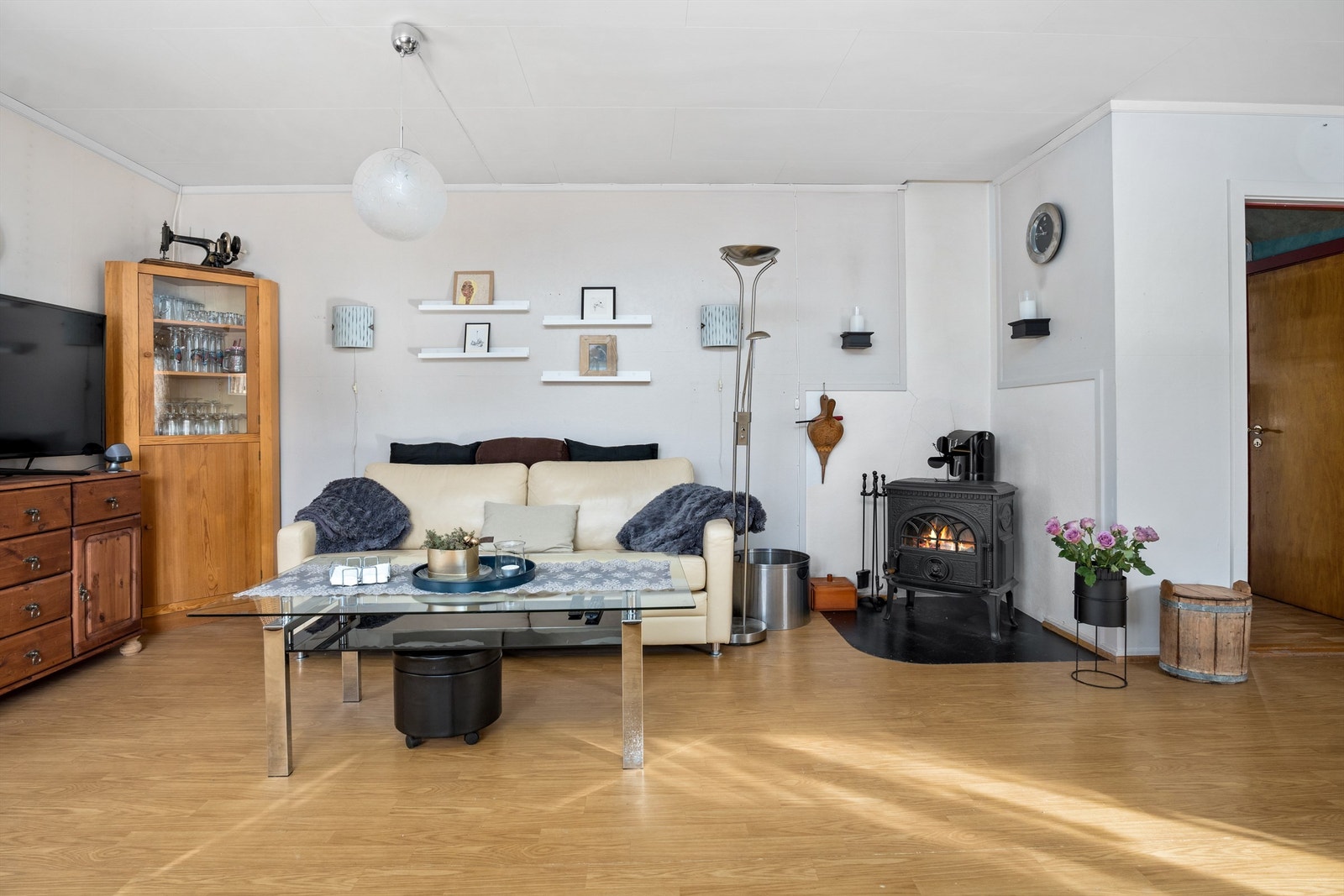 Oppvarming med peisovn Galleribilde