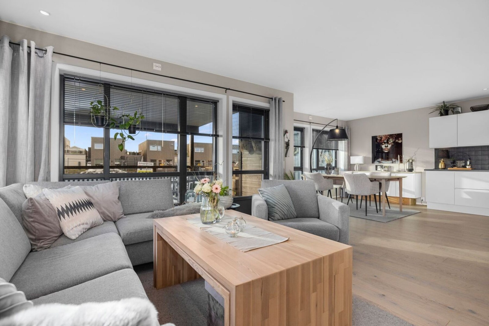 Leiligheten har en gjennomgående pen standard. Galleribilde