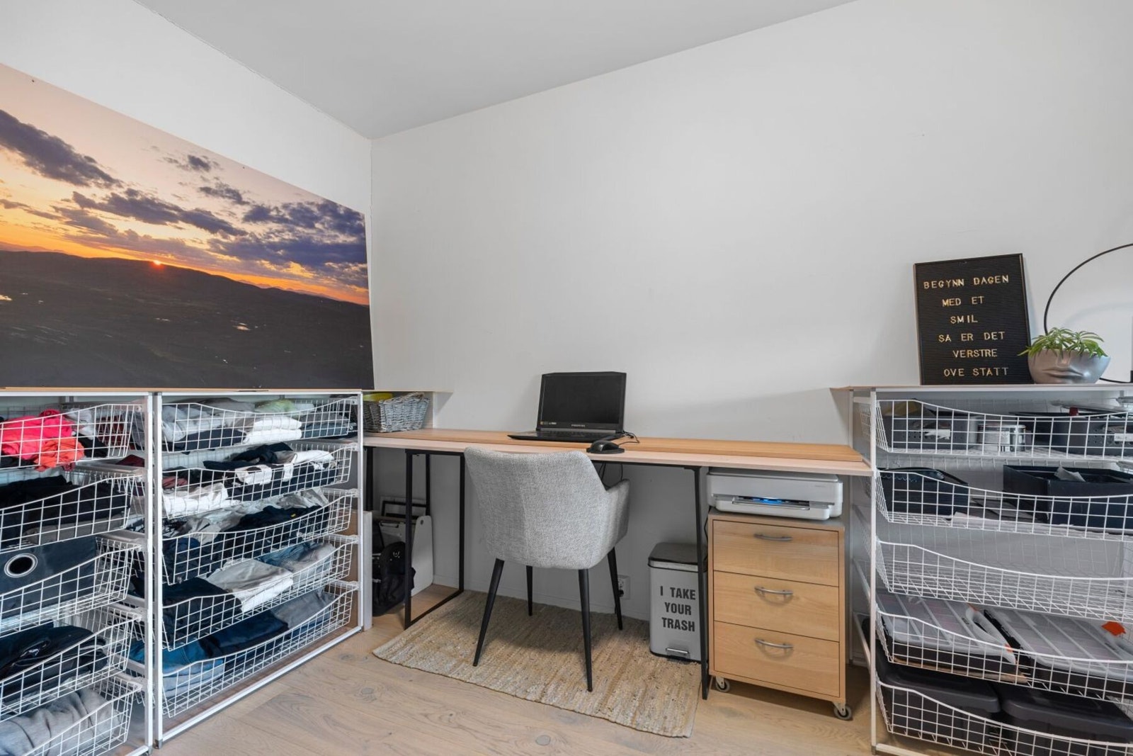 Soverom 1, idag brukt som kontor. Galleribilde