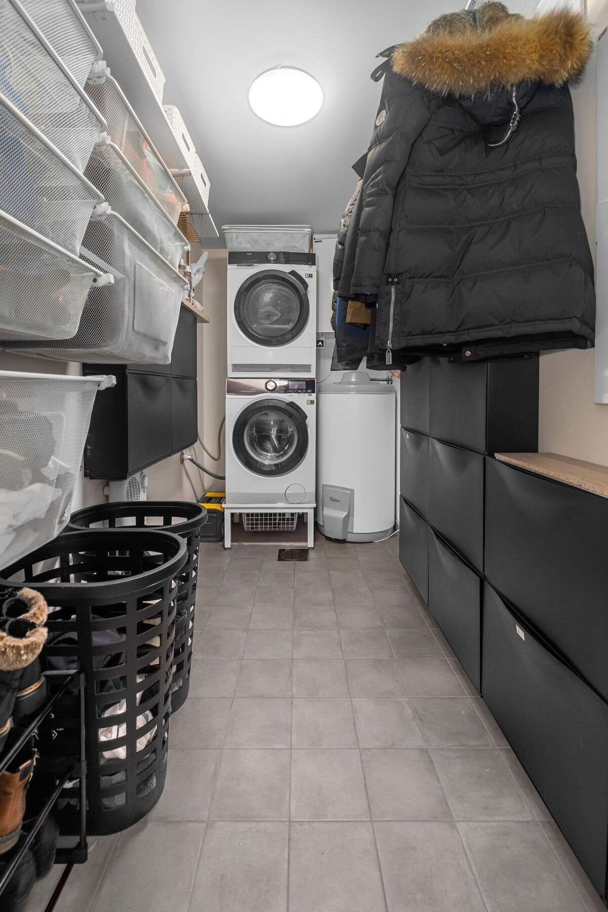 Praktisk teknisk rom/vaskerom. Galleribilde