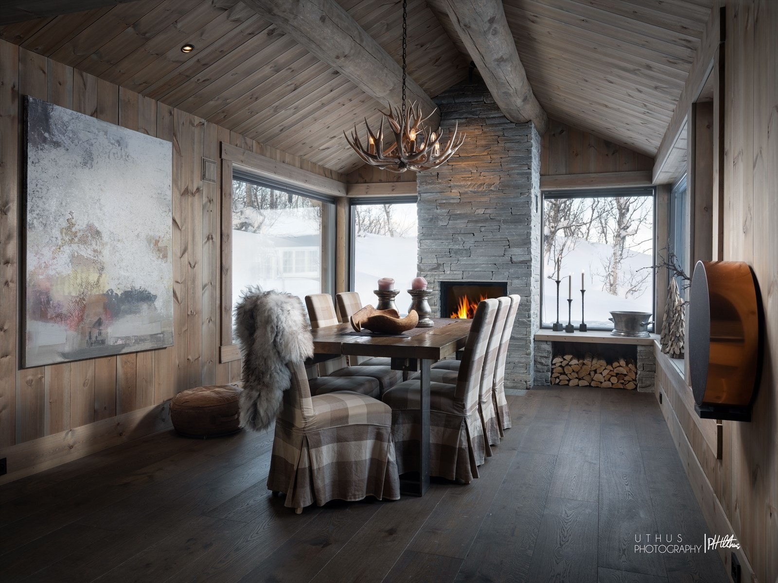 Inspirasjon fra andre hytter bygget av Geilo Laft Galleribilde