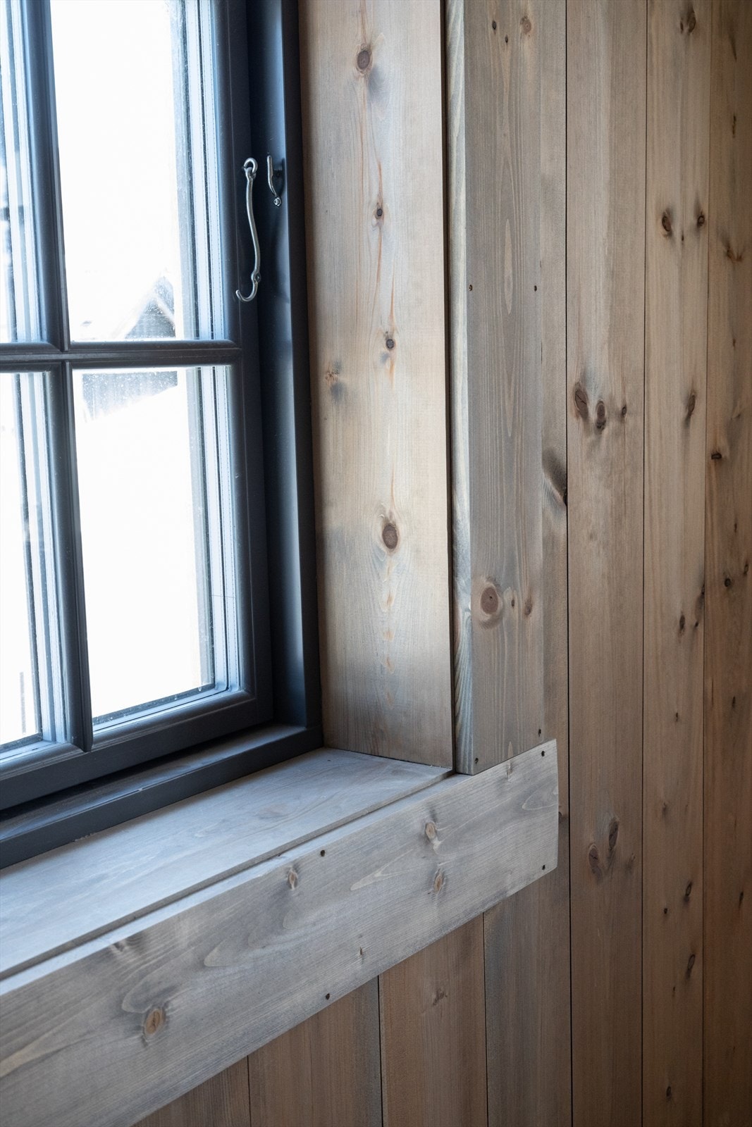 Geilo Laft belisting i furu leveres beiset som innvendig panel - Bilde er fra annen hyttemodell og viser kun til kvaliteter og ikke til endelig design av hyttene på Solhalle Galleribilde