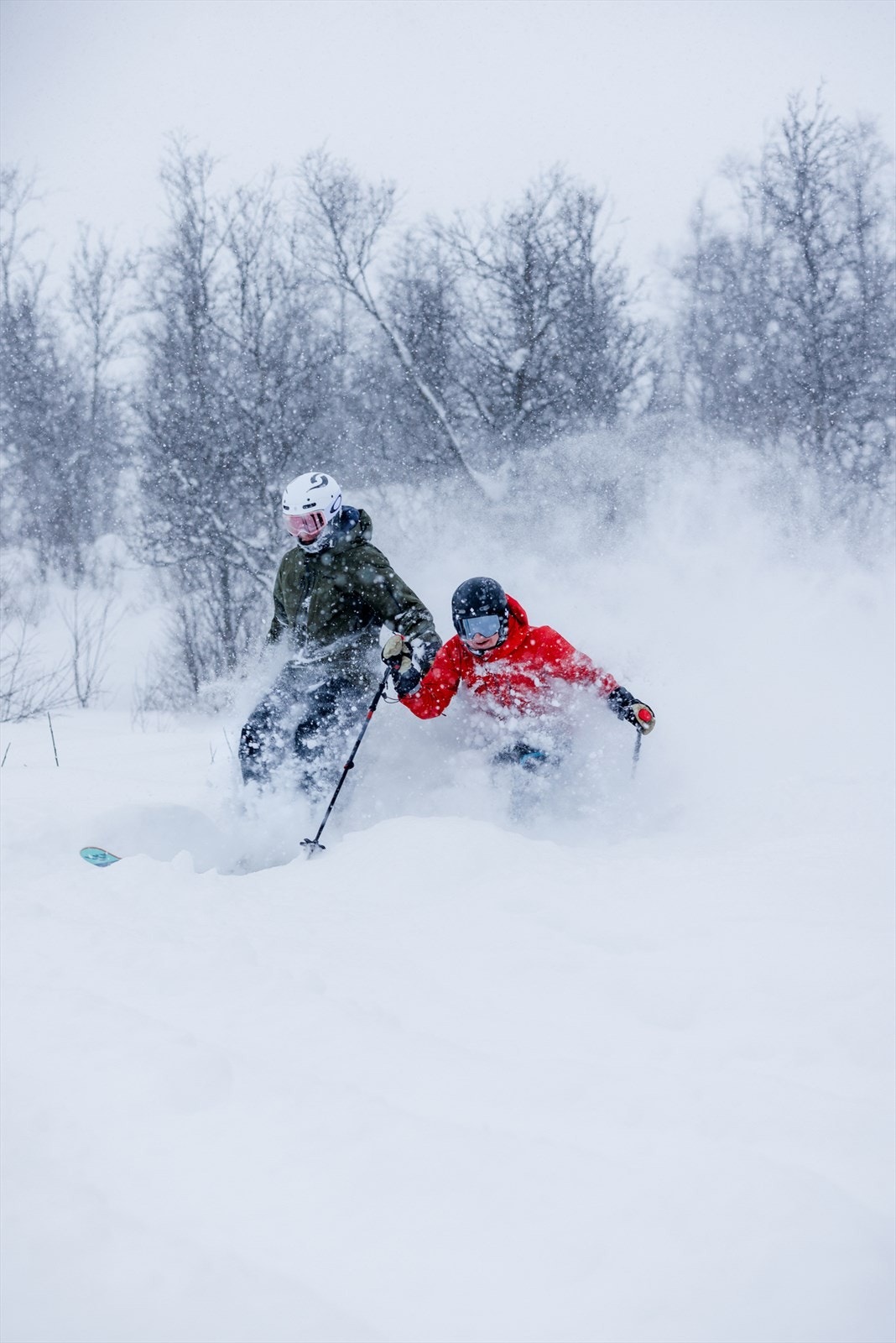 Løsnsnøkjøring. Foto Visit Geilo - Paul Lockhart Galleribilde