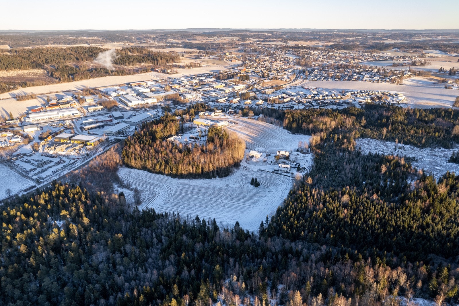 Donefoto over eiendommen Galleribilde